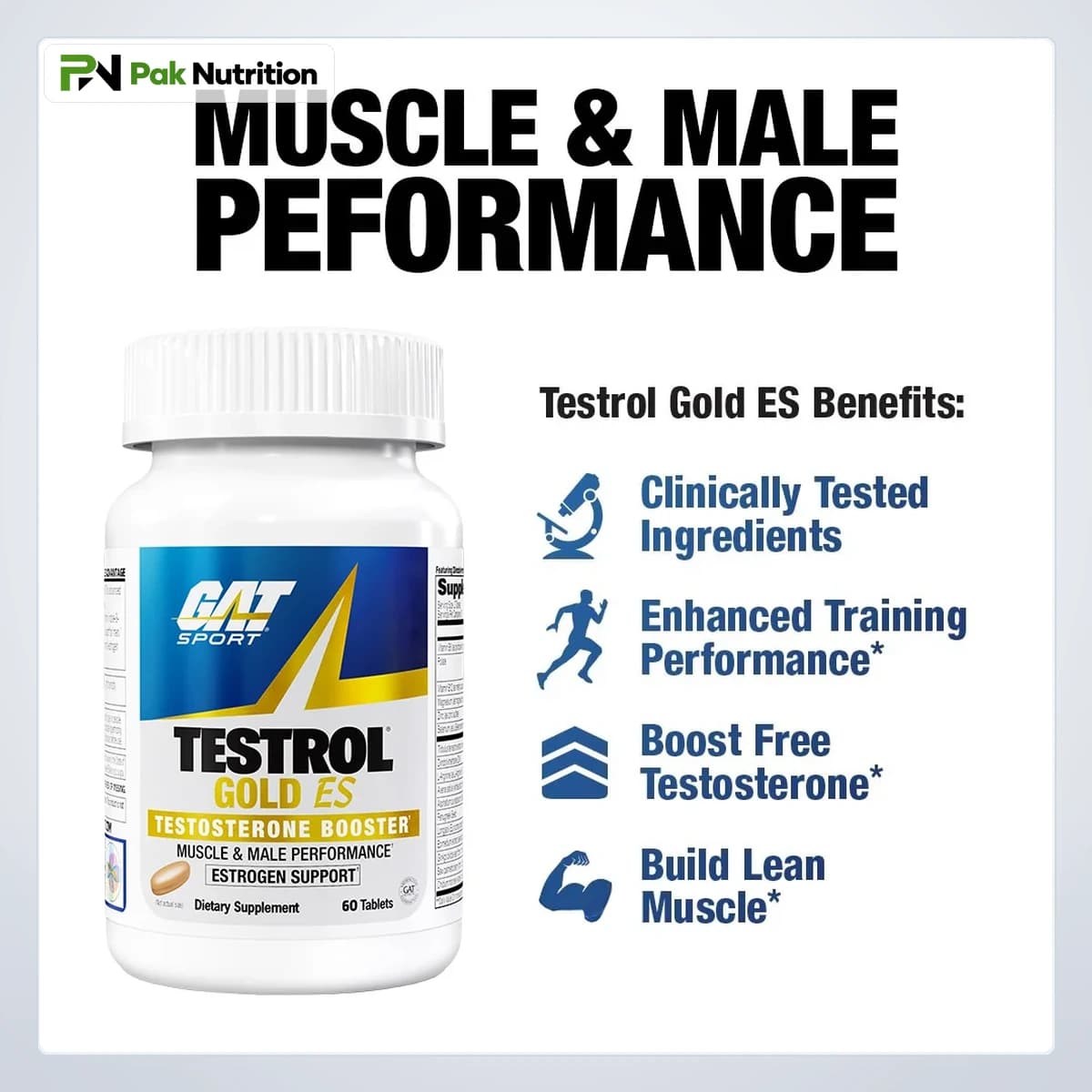 GAT SPORT TESTROL GOLD ES — Supplement-Facts