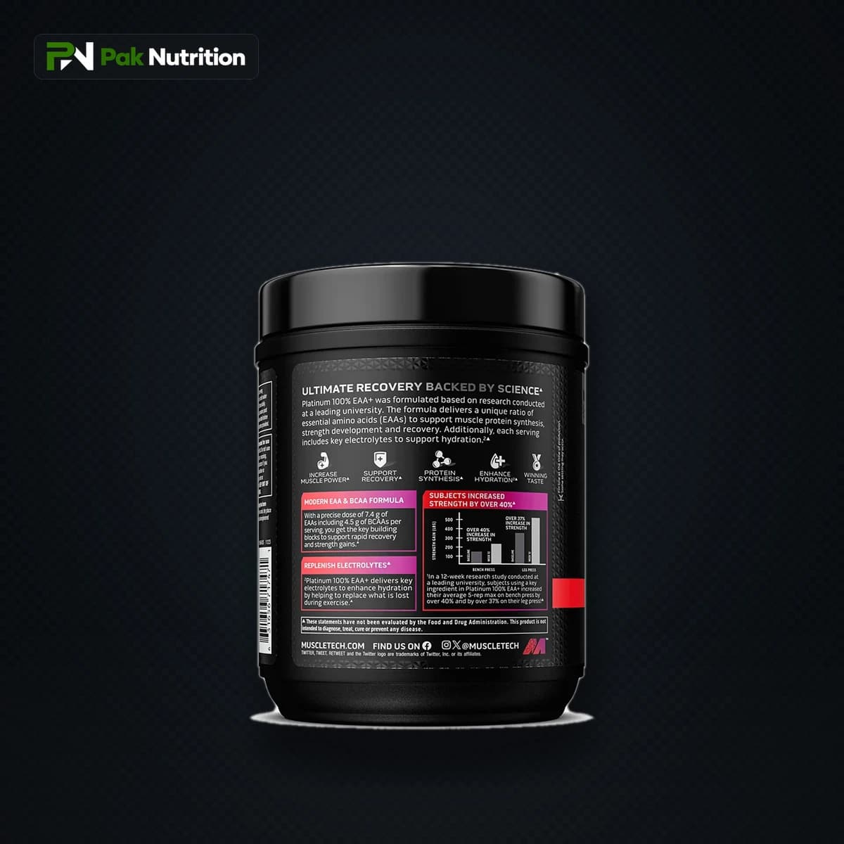 MUSCLE TECH PLATINUM 100% FISH OIL — Side